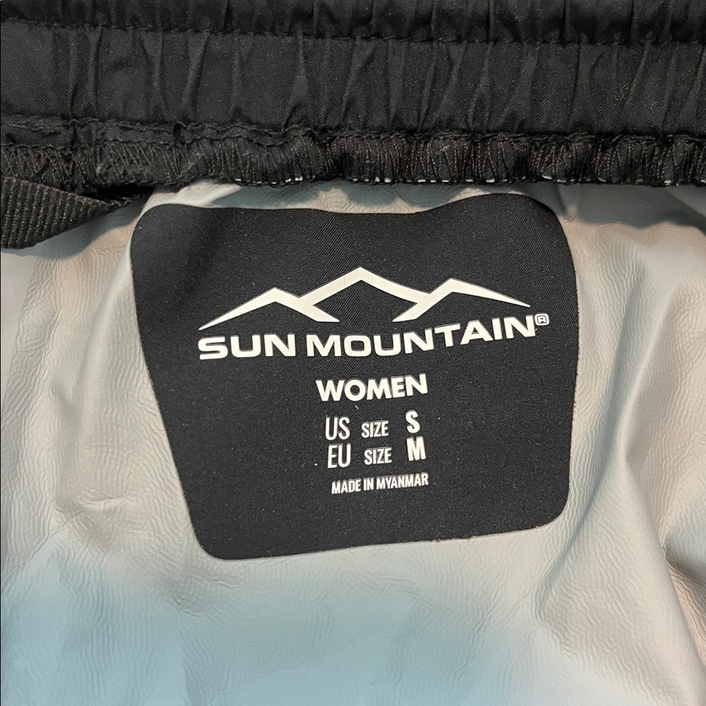 🏷️ NWOT Sun Mountain Women's Black Athletic Pants - Picture 7 of 9